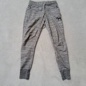 Victoria Secret Pink Sweatpants Gray in Color Used Size XS